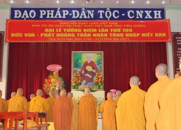 Lễ tưởng niệm Lần thứ 709 năm Phật hoàng Trần Nhân Tông nhập Niết bàn