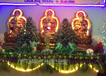 TXGC:Chùa Huệ Quang Tổ Chức Đêm Hoa Đăng Vía Phật A Di Đà