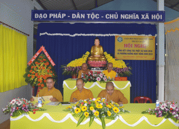 TX. Cai Lậy: Hội Nghị Tổng Kết Công Tác Phật Sự năm 2018