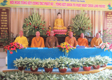 H.Tân Phước: Ban Trị sự Phật giáo huyện tổ chức Hội nghị tổng kết công tác Phật sự năm 2019