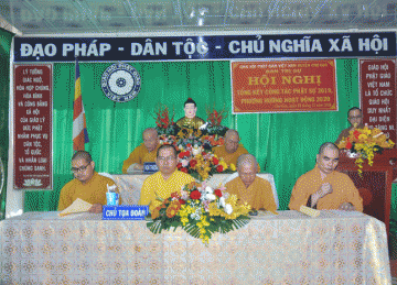 H.Chợ Gạo: Ban Trị Sự Trọng Thể Tổ Chức Hội Nghị Tổng Kết Phật Sự Năm 2019 