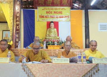 TX.Cai Lậy: Ban Trị sự Phật giáo thị xã tổ chức Hội nghị tổng kết công tác Phật sự năm 2019