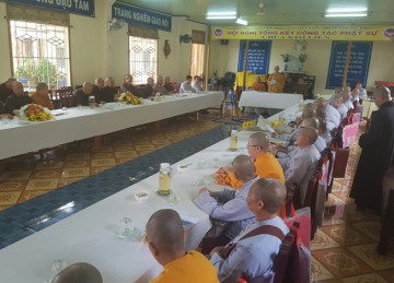 TP.Mỹ Tho: Ban Trị sự Phật giáo tổ chức Hội nghị tổng kết Phật sự năm 2020
