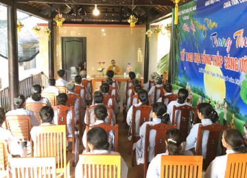 H.Châu Thành: Khóa tu Một ngày Thiền tập lần thứ 8 tại chùa Tân Long