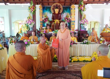 H.Tân Phú Đông: Lễ triển khai Quyết định Bổ nhiệm Trụ trì chùa Bửu Châu
