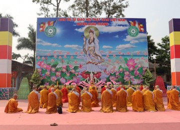 H.Châu Thành: Ban Trị sự Phật giáo huyện tổ chức lễ Khánh đản Bồ Tát Quán Thế Âm – trao 650 phần quà từ thiện