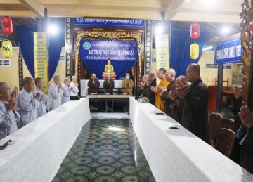TX.Cai Lậy: Ban Trị sự Phật giáo thị xã họp lệ - Triển khai các Phật sự cuối năm 2022