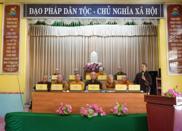 H.Cai Lậy: Ban Trị sự họp lệ triển khai kế hoạch tổ chức Đại lễ Phật Đản và An cư Kiết hạ