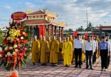 H.Chợ Gạo: Thường trực Ban Trị sự Phật giáo huyện viếng Nghĩa trang Liệt sĩ nhân dịp Kính mừng Phật đản PL.2568 