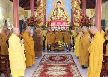 H.Cai Lậy: Chùa Lộc Viên tổ chức kỷ niệm ngày Phật Thành Đạo và tổng kết Phật sự năm 2022