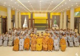 Tiền Giang: Ban Hoằng pháp tỉnh thăm đạo tràng Phật tử chùa Phước Thới