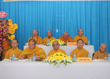 TX.Gò Công:  Ban Trị sự Phật giáo thị xã tổng kết Phật sự năm 2023