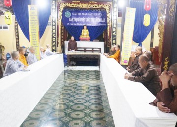 TX.Cai Lậy: Ban Trị sự Phật giáo thị xã họp lệ tháng 10-2022