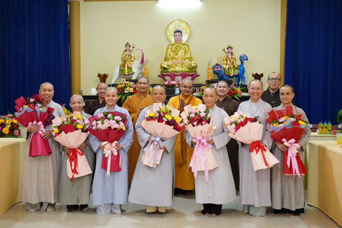 Tiền Giang: Trường Trung cấp Phật học tổ chức Họp mặt Tọa đàm nhân ngày Phụ Nữ Việt Nam 