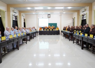 Tiền Giang: Ban Trị sự Phật giáo tỉnh và Ban Kiến đàn họp rà soát công tác tổ chức Đại Giới đàn Huệ Đăng năm 2023