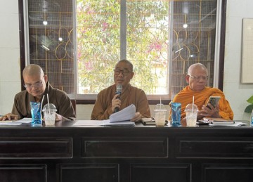 Tiền Giang: Thường trực Ban Trị sự Phật giáo tỉnh họp bàn kế hoạch tổ chức Đại lễ Phật đản và An cư Kiết hạ PL.2568