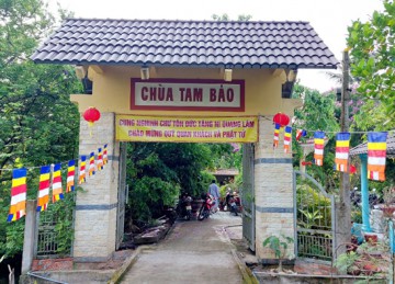 H.Cái Bè: Chùa Tam Bảo tổ chức lễ Húy kỵ Ni sư Thích Nữ Nhật Quang lần thứ 39