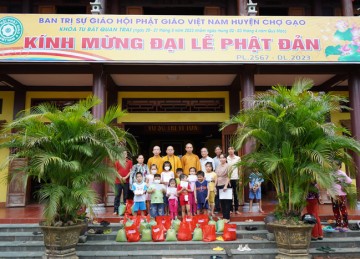 H.Chợ Gạo: Các hoạt động trong ngày cuối Khóa tu hướng về Kính mừng Đại lễ Phật đản sanh năm 2023 do Ban Trị sự Phật giáo huyện tổ chức