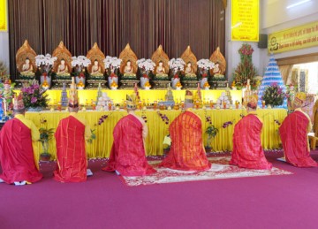 Tiền Giang: Khai đàn Dược Sư cầu bình an đầu năm Quý Mão tại chùa Vĩnh Tràng