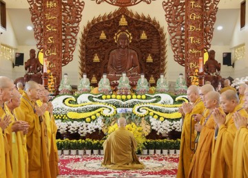 TP.Mỹ Tho: Lễ Khánh tạ Tam Bảo – An vị Phật chùa Trường Sanh