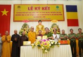 Tiền Giang: Phật giáo tỉnh ký kết phối hợp tăng cường công tác an toàn giao thông giai đoạn 2023 – 2026