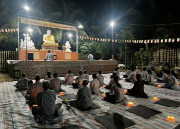 H.Châu Thành: Khóa tu “Một ngày Thiền tập” tại chùa Tân Long nhân kỷ niệm ngày Đức Phật thành đạo