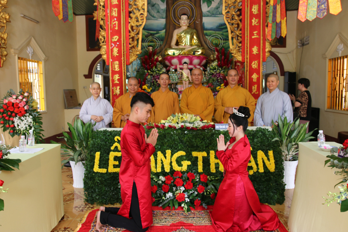 H.Cai Lậy: Chùa Thiên Đức tổ chức lễ Hằng thuận cho Phật tử