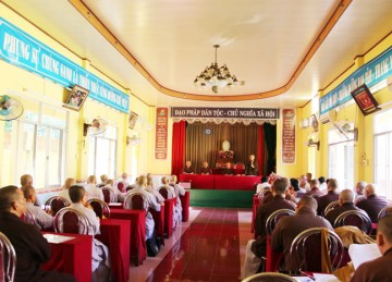 H.Cai Lậy: Phật giáo huyện Bố tát và họp lệ tháng 9 năm Quý Mão
