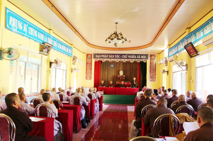 H.Cai Lậy: Phật giáo huyện Bố tát và họp lệ tháng 9 năm Quý Mão