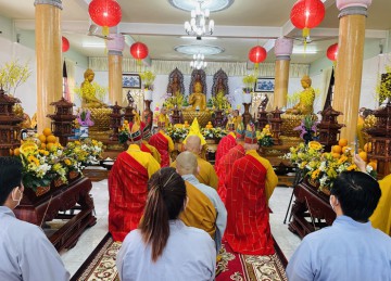 H.Châu Thành: Lần thứ 2 chùa Nam An tổ chức Pháp hội Dược Sư đầu năm Nhâm Dần