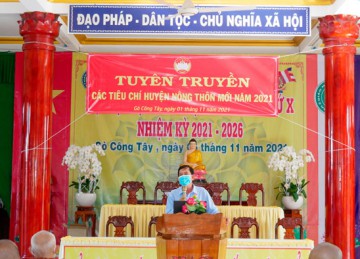 H.Gò Công Tây: Ủy ban MTTQVN huyện tổ chức tuyên truyền “Huyện Nông Thôn Mới” trong đồng bào tôn giáo