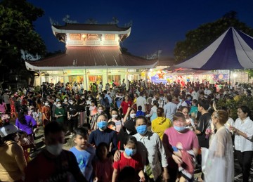 H.Cái Bè: Đêm Trung thu "Trăng Sáng Chùa Quê" tại chùa Phước Hội