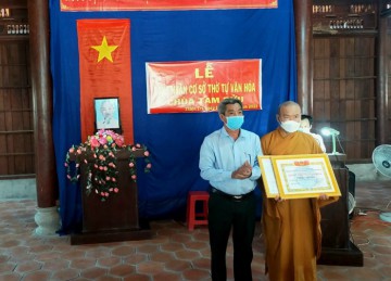 H.Cái Bè: Lễ công nhận “Cơ sở Thờ tự Văn hóa” chùa Tam Bữu