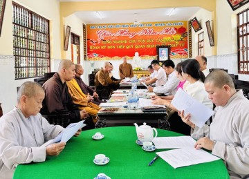 H.Tân Phước: Phật giáo huyện họp triển khai công tác Phật sự 