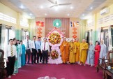 Tiền Giang: Lãnh đạo Tỉnh ủy và các ban ngành chúc tết Ban Trị sự Phật giáo nhân dịp xuân Giáp Thìn 2024