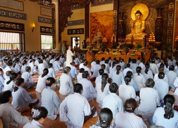 Tiền Giang: Tọa đàm vấn đáp Phật pháp tại Khóa tu kỷ niệm ngày Đức Phật nhập Niết Bàn do Ban Hoằng pháp Phật giáo tỉnh tổ chức