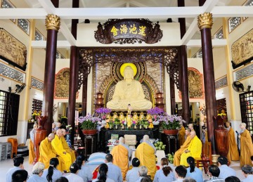 Tiền Giang: Ban Trị sự Phật giáo huyện Tân Phú Đông cúng dường các trường hạ trong tỉnh PL.2567