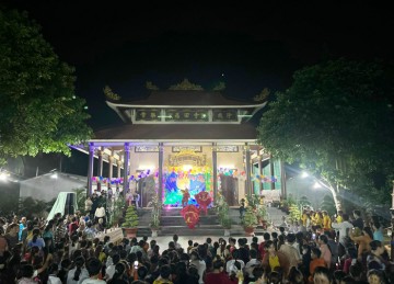 H.Chợ Gạo: Vang rộn tiếng cười trẻ thơ trong Đêm hội Trung thu tại chùa Phước Điền năm 2023