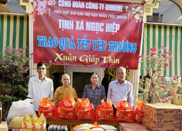 H.Châu Thành: Tịnh xá Ngọc Hiệp tổ chức hai đợt trao quà từ thiện nhân dịp xuân Giáp Thìn
