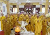 Tiền Giang: Ban Trị sự Phật giáo tỉnh viếng Lễ tang thân mẫu của Ni trưởng Thích Nữ Như Nguyên
