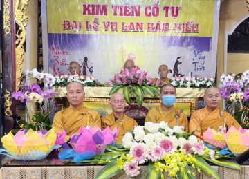 TX.Cai Lậy: Đại lễ Vu lan, Trai đàn Chẩn tế và tặng quà từ thiện tại chùa Kim Tiên
