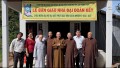 Tiền Giang[Video]:Ban Trị sự Phật giáo huyện Gò Công Tây tặng nhà Đại Đoàn Kết chào mừng Đại hội