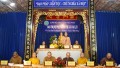 Tiền Giang [Video]: Thường trực Ban Trị sự Phật giáo tỉnh tham dự Bố tát và họp lệ tại TX Cai Lậy